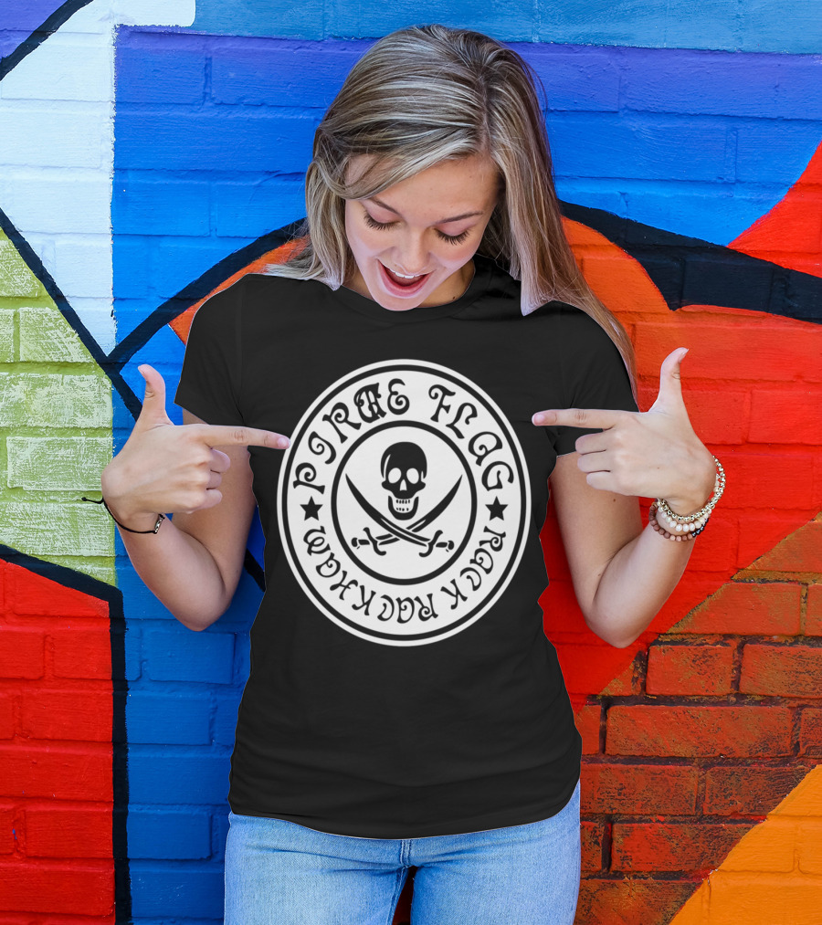 PIRATE FLAG ROCK ROCKMAN T-Shirt