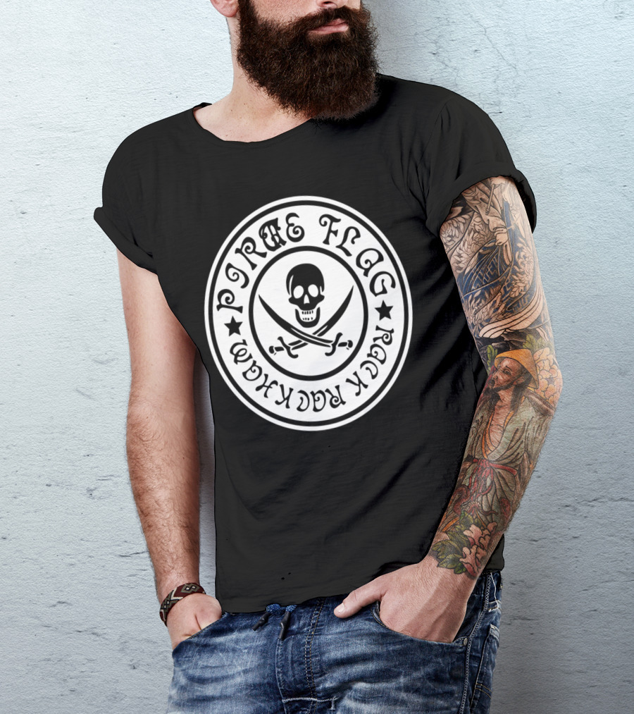 PIRATE FLAG ROCK ROCKMAN T-Shirt