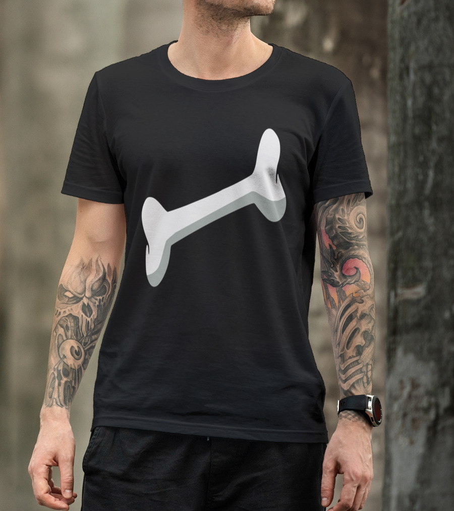 Dog Bone Cartoon T-Shirt