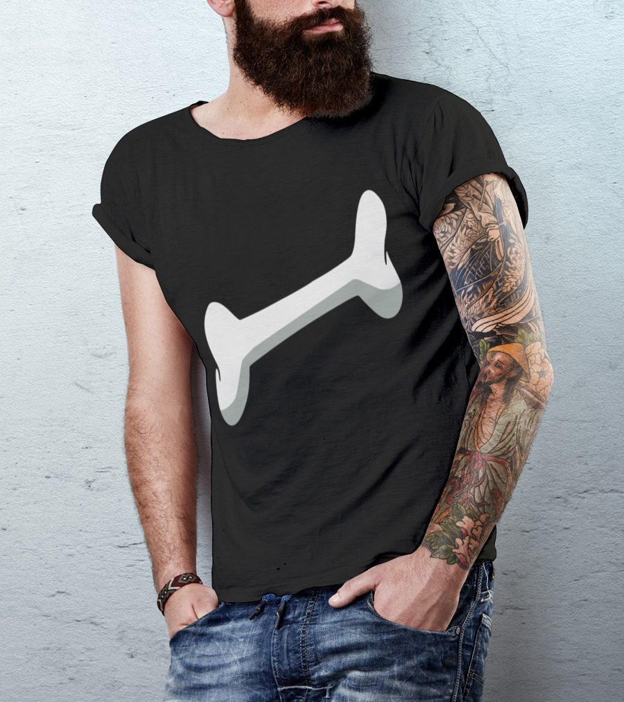 Dog Bone Cartoon T-Shirt