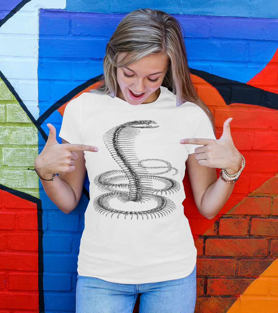 Cobra Snake Skeleton T-Shirt