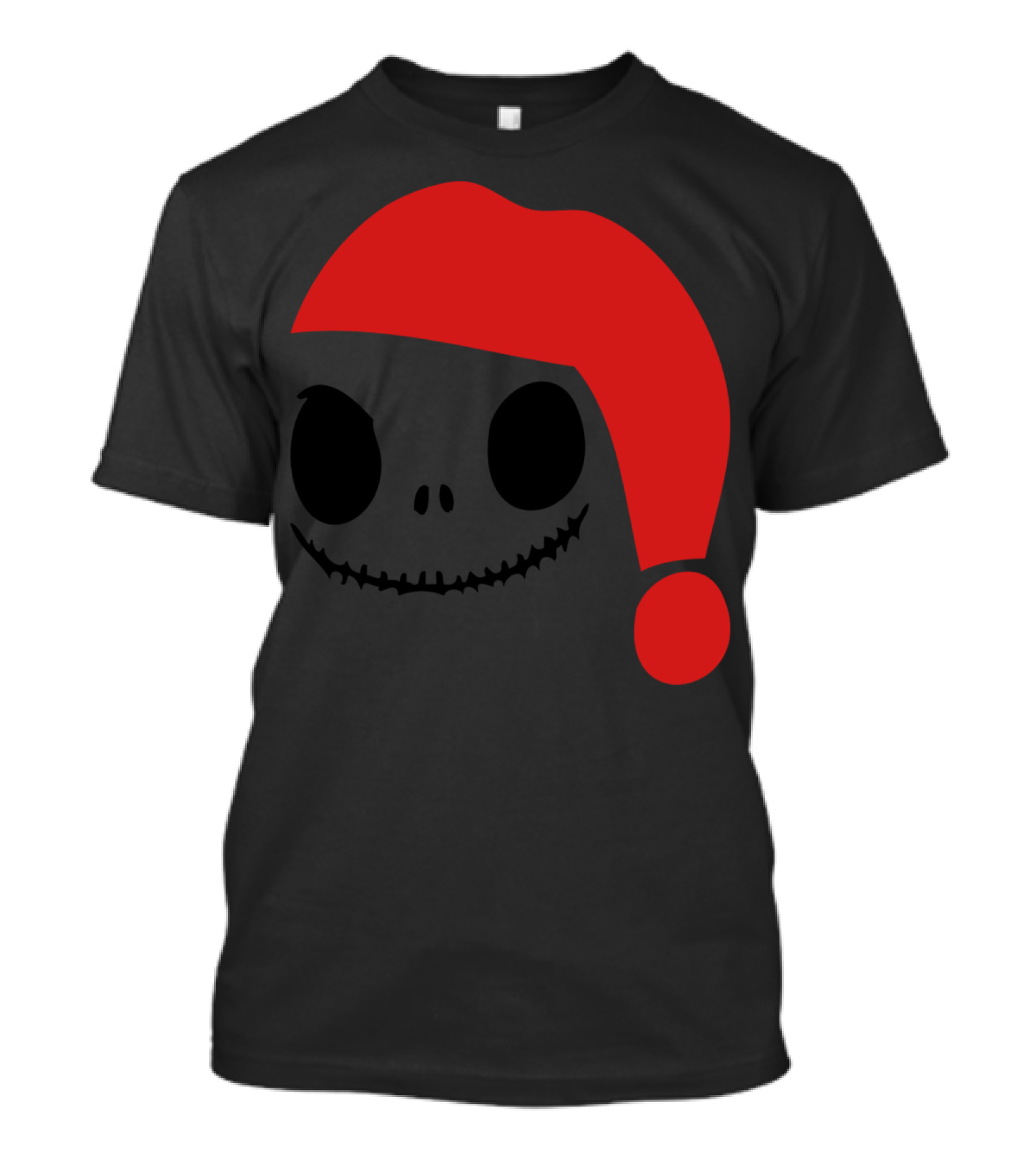 Skull Santa Xmas C2 Red Hat T-Shirt