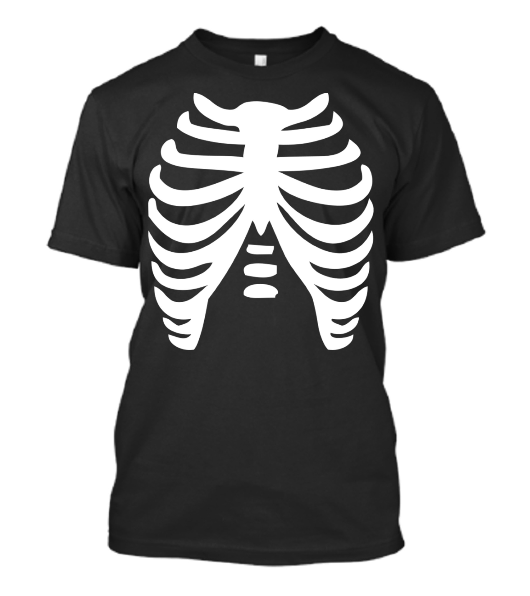 Skeleton Rib Cage Structure T-Shirt