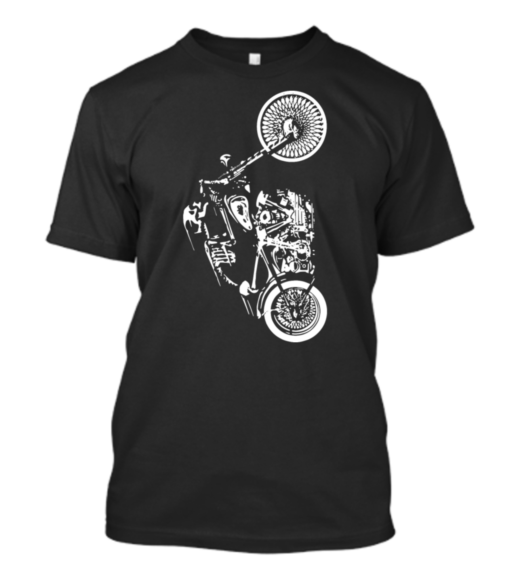 Motorbike Skeleton Skull Ride SOA T-Shirt