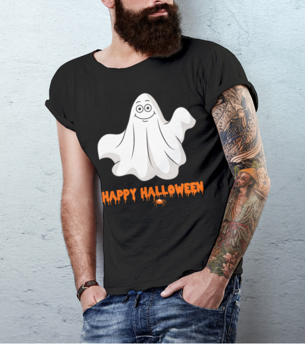 Happy Halloween Ghost Monster Zombie Horror T-Shirt