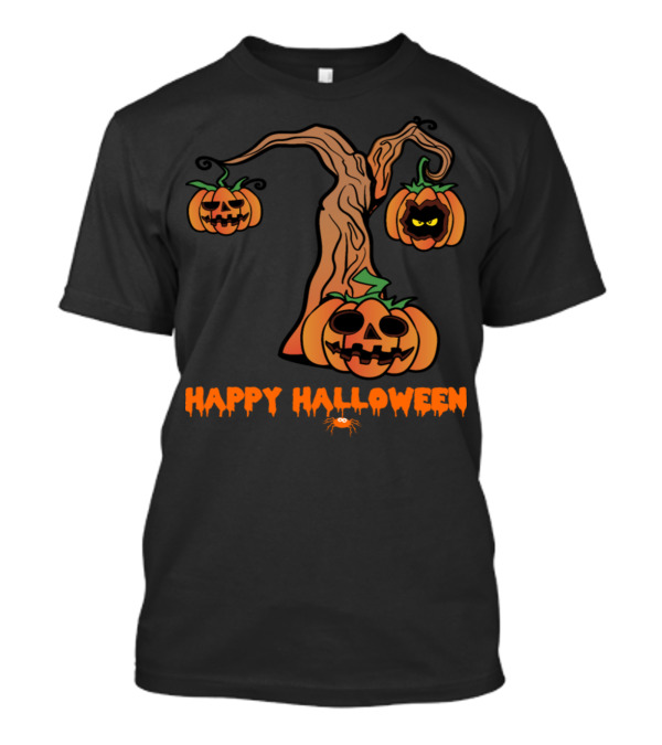 Happy Halloween Trick Or Treat Pumpkin Horror Monster T-Shirt