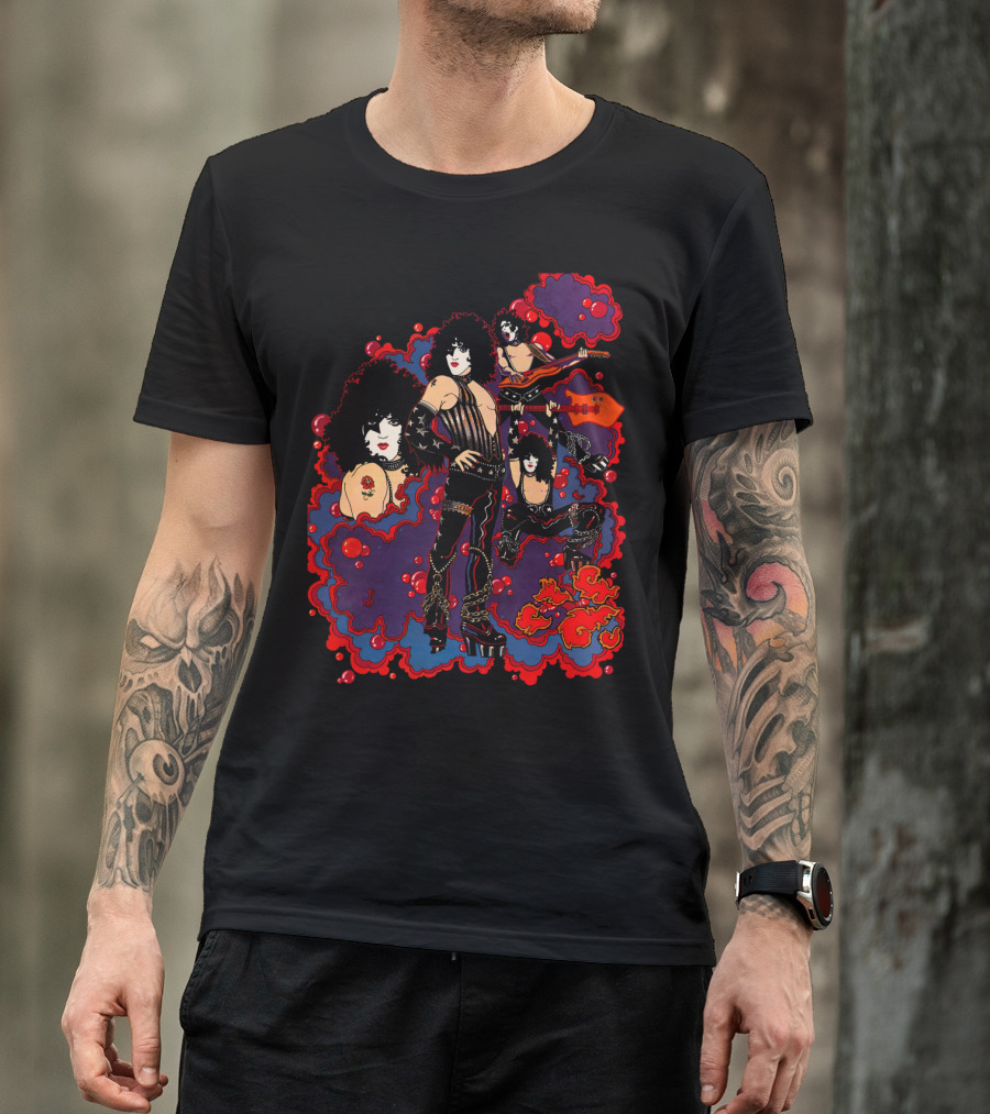 PS1 Solo Paul Stanley Kiss Retro Comic T-Shirt