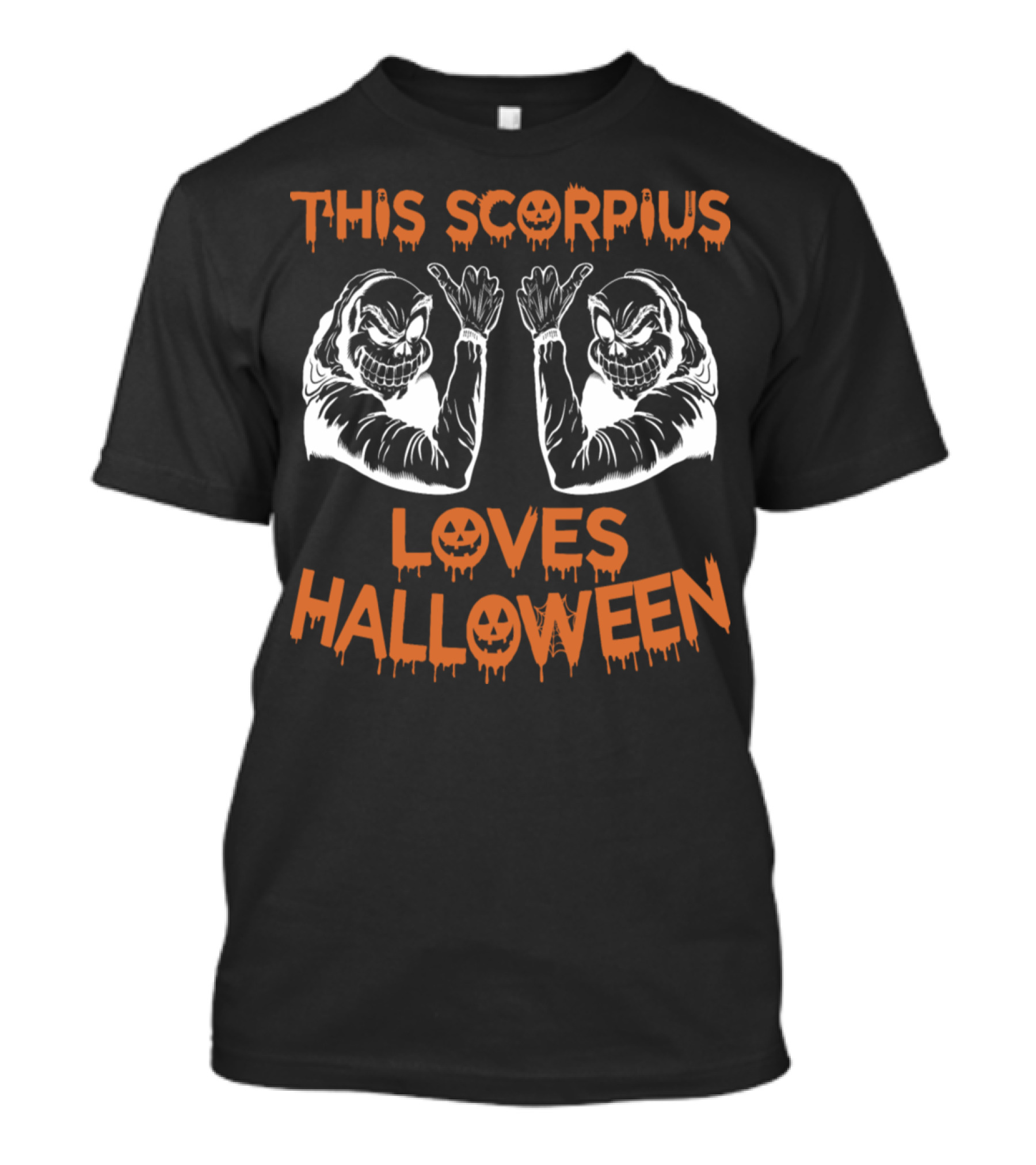 This Scorpius Loves Halloween Creepy Ghost Pumpkins T-Shirt