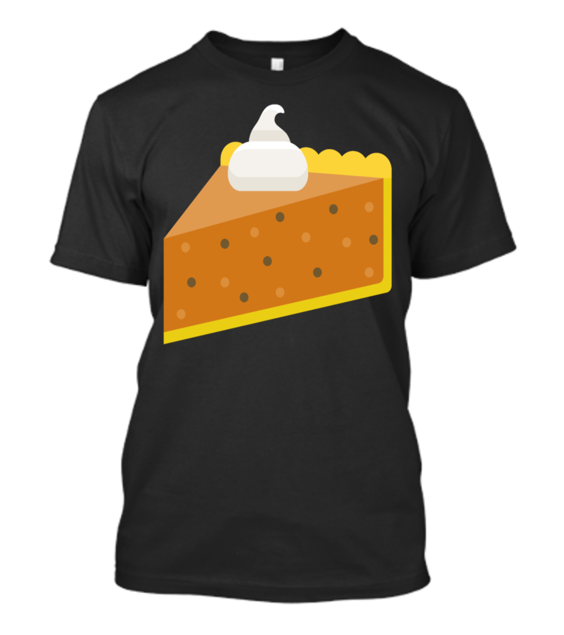 Pumpkin Pie Slice Whipped Cream Topping Classic Dessert T-Shirt