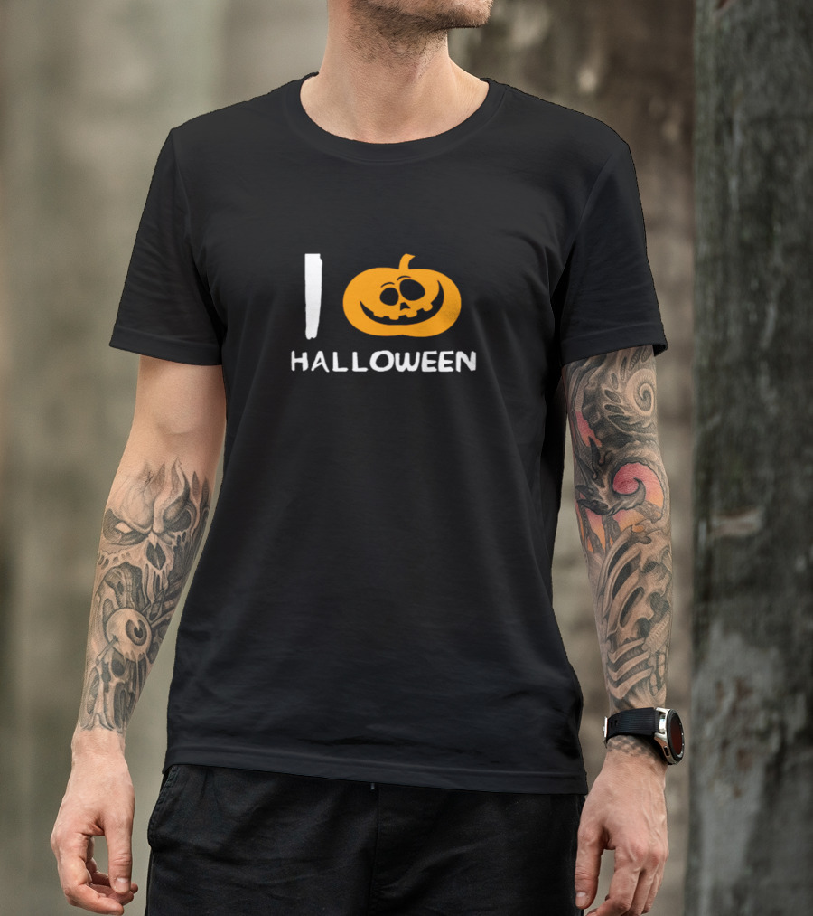 I Love Halloween Pumpkins T-Shirt