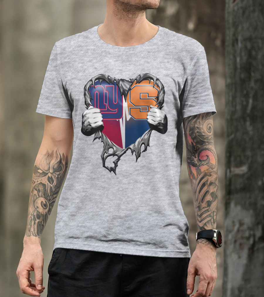 Ny Giants Syracuse Heart T-Shirt