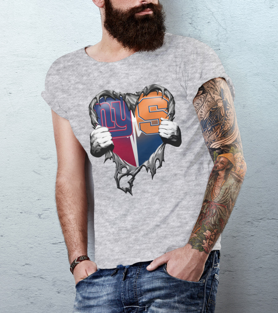 Ny Giants Syracuse Heart T-Shirt
