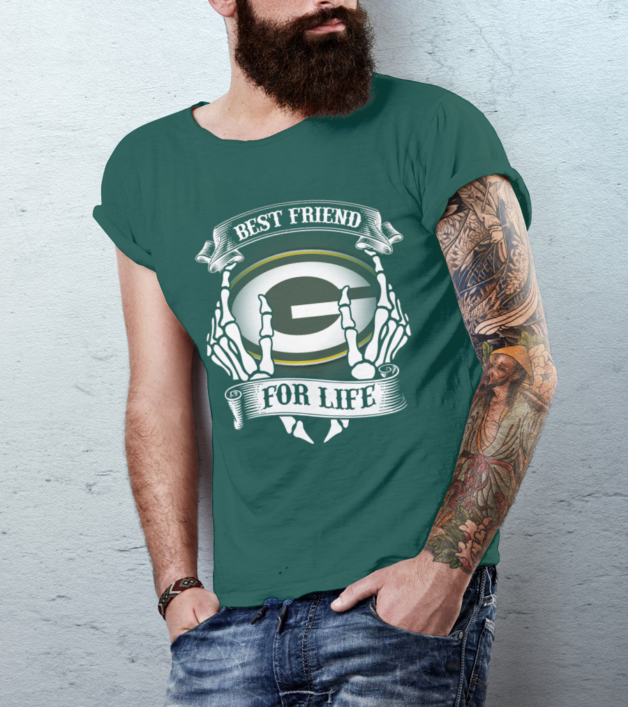Best Friend For Life Green Bay Packers T-Shirt