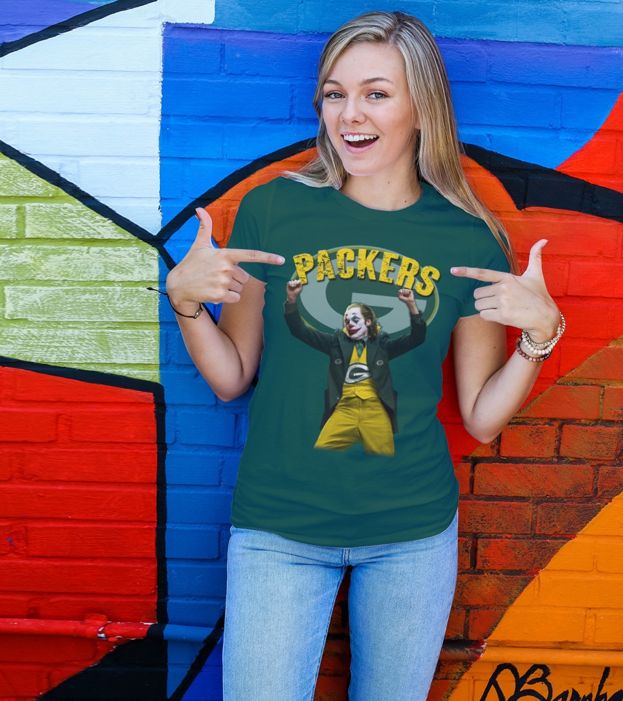 Packers Joker Fusion With Green Bay T-Shirt