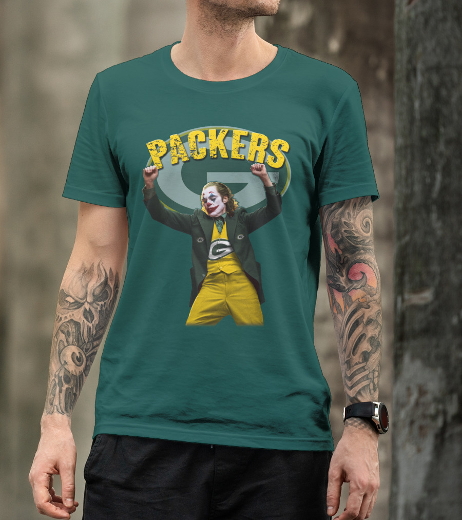 Packers Joker Fusion With Green Bay T-Shirt