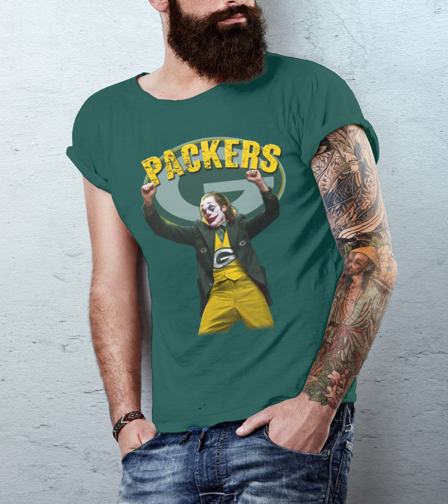 Packers Joker Fusion With Green Bay T-Shirt