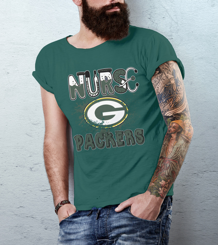 Nurse Green Bay Packers T-Shirt