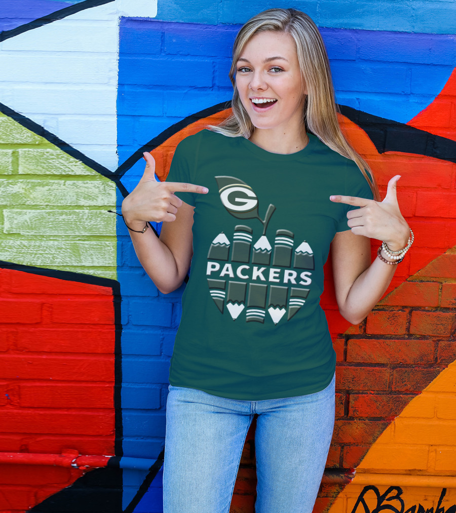 Packers Pencil Apple T-Shirt