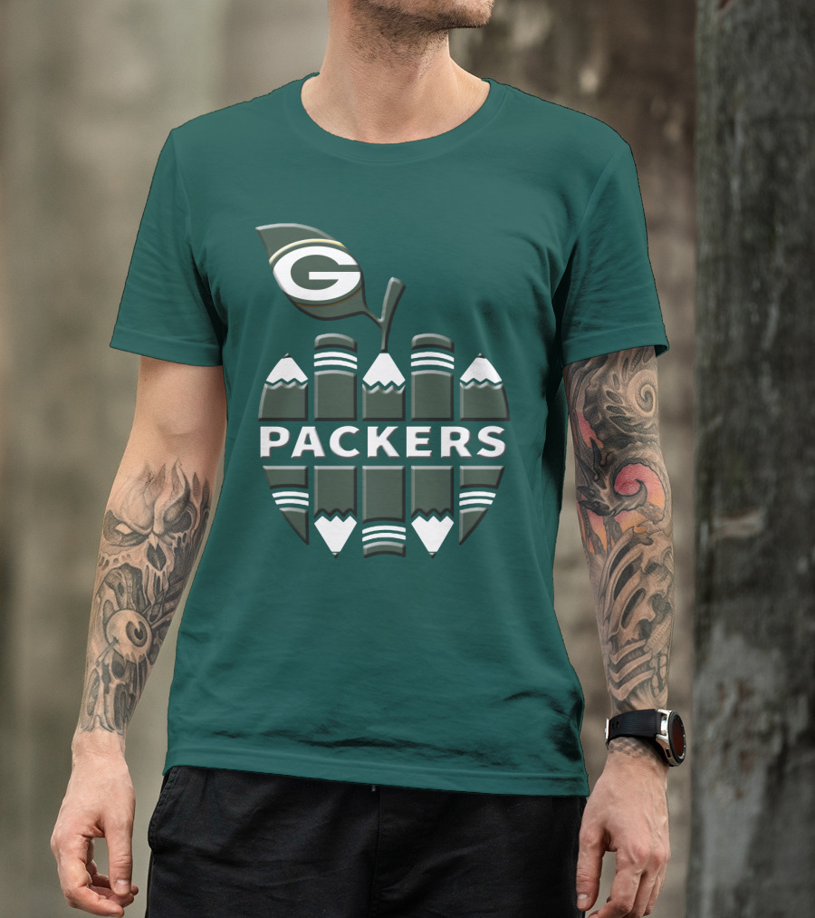 Packers Pencil Apple T-Shirt