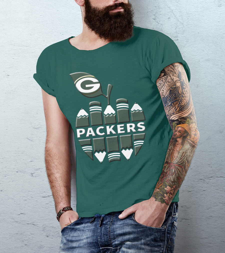 Packers Pencil Apple T-Shirt