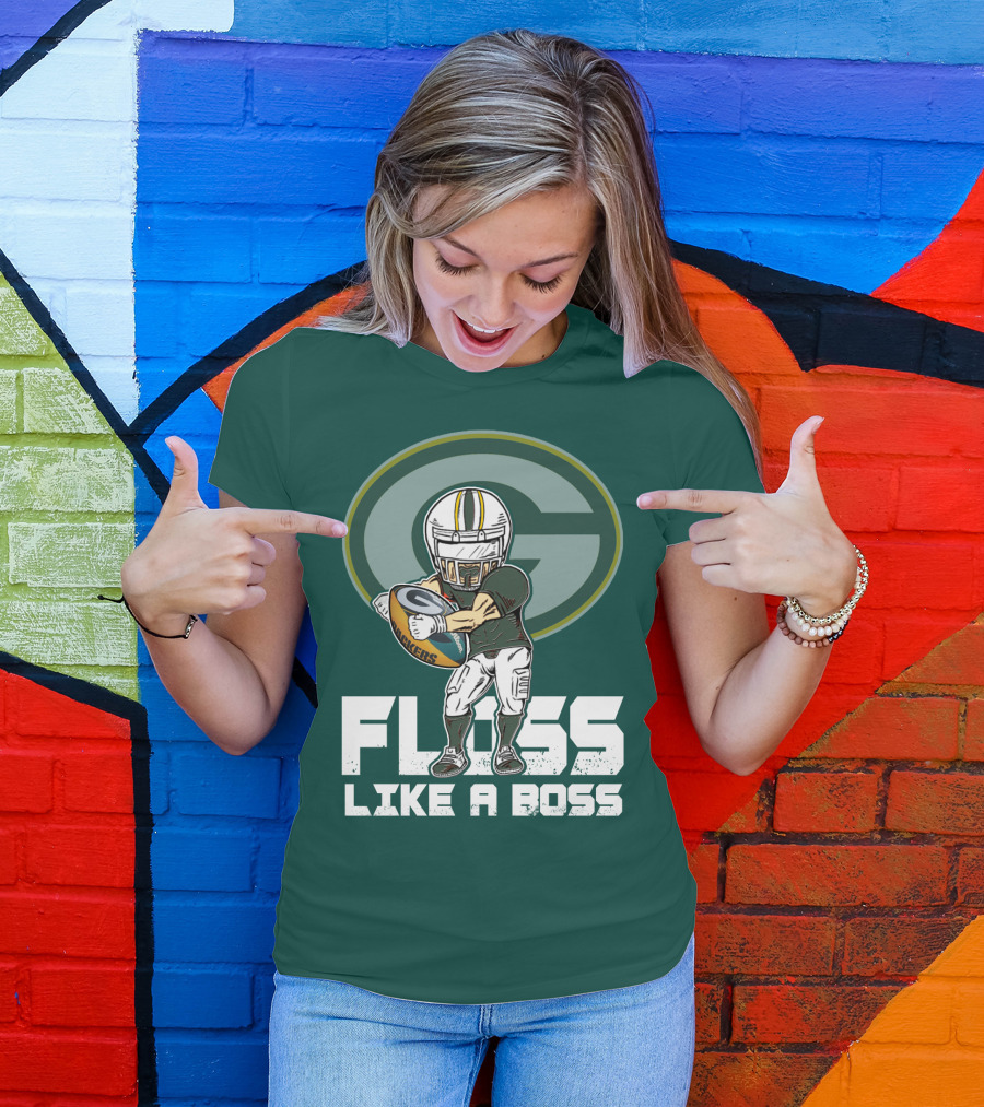 Green Bay Packers Floss Like A Boss T-Shirt