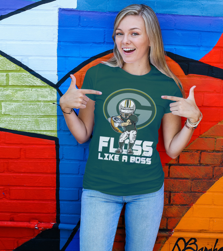 Green Bay Packers Floss Like A Boss T-Shirt