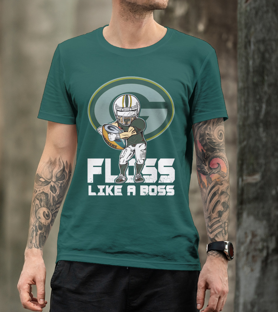 Green Bay Packers Floss Like A Boss T-Shirt