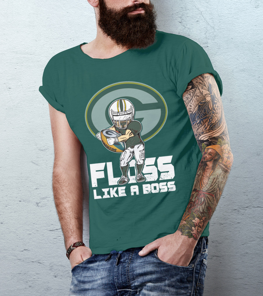 Green Bay Packers Floss Like A Boss T-Shirt