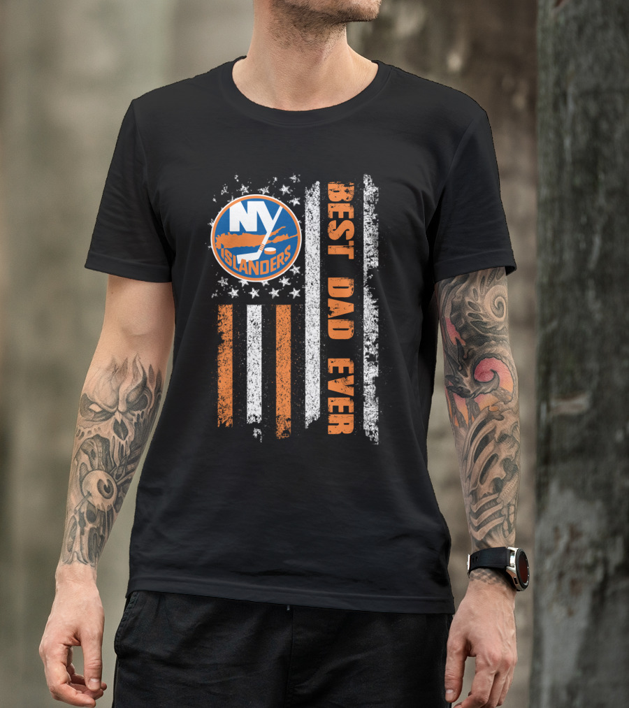 Ny Islanders Best Dad Ever Evd T-Shirt