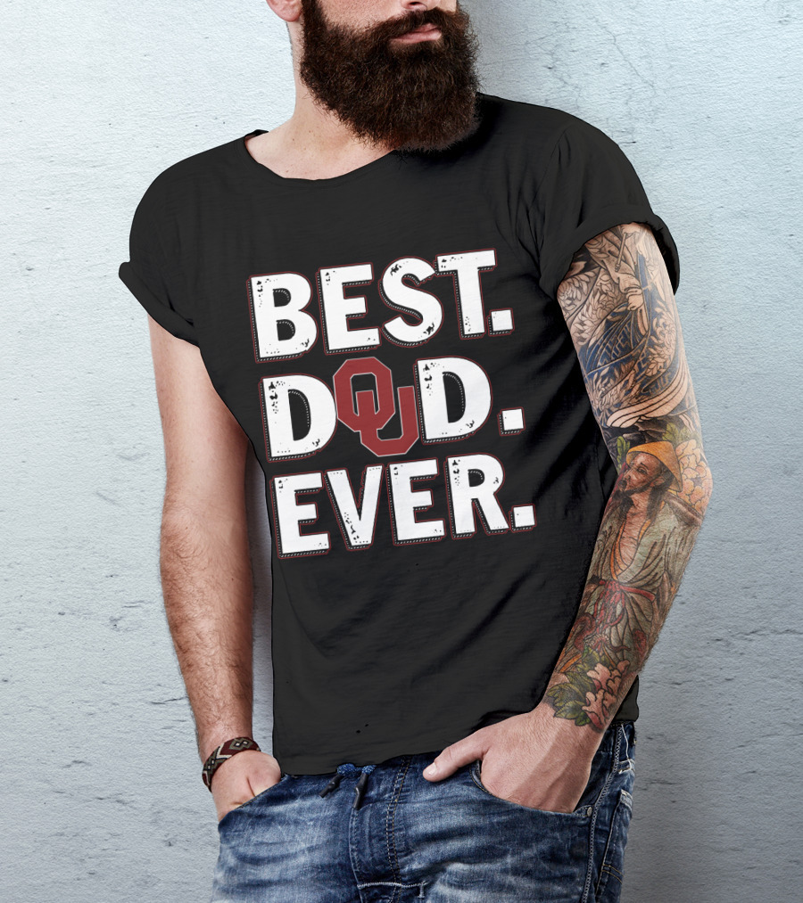 Best Dad Ever Oklahoma Sooners T-Shirt