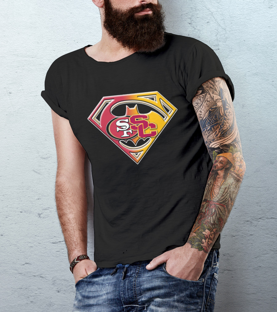 Sf Sc Superman Batman T-Shirt