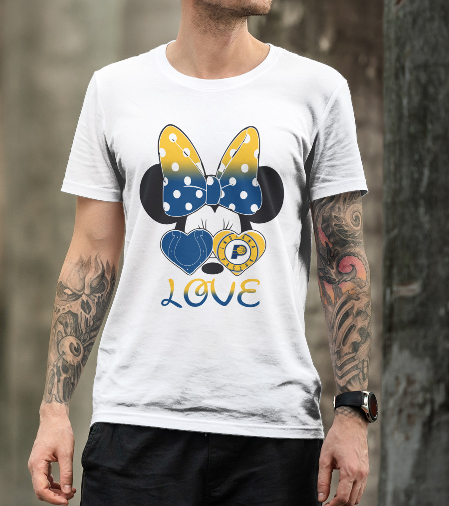 Minnie Mouse Indiana Pacers Love T-Shirt