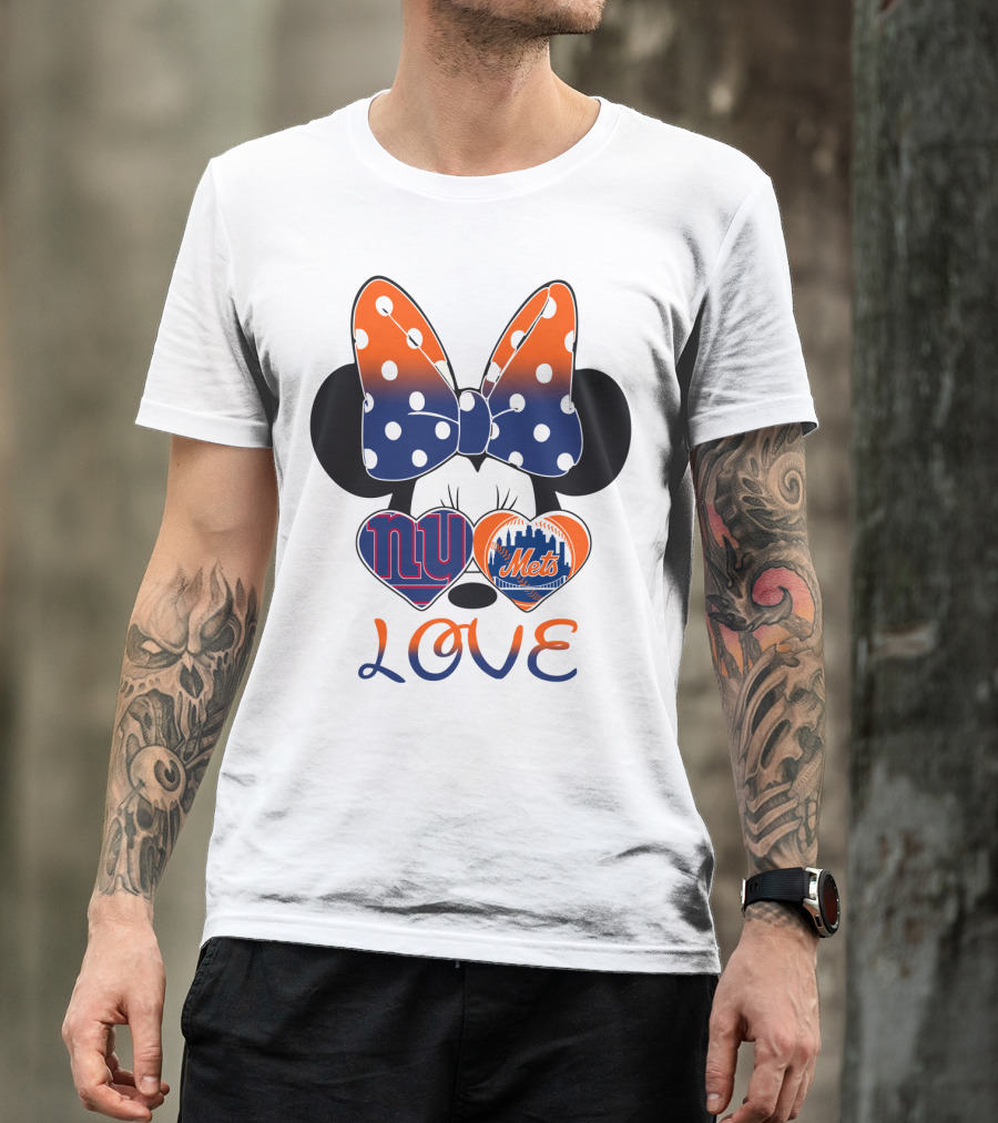 Ny Giants Ny Mets Love T-Shirt