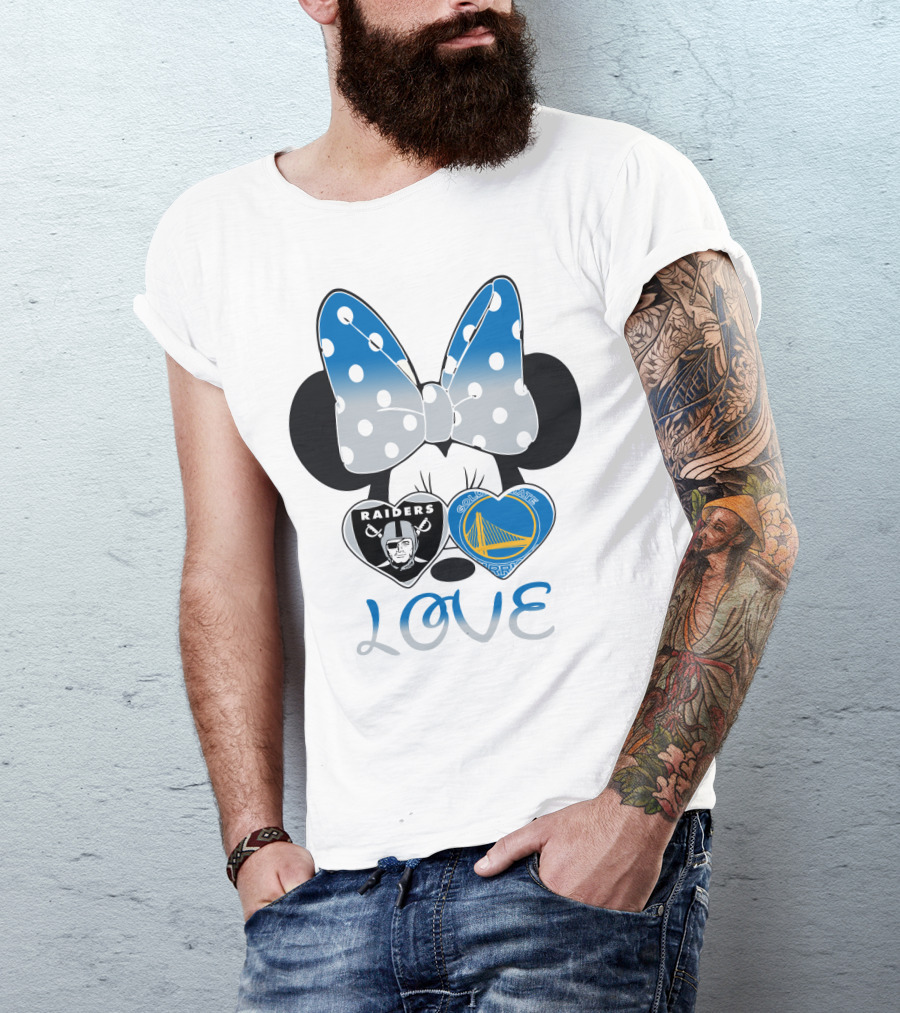 Love Raiders Warriors Bow T-Shirt