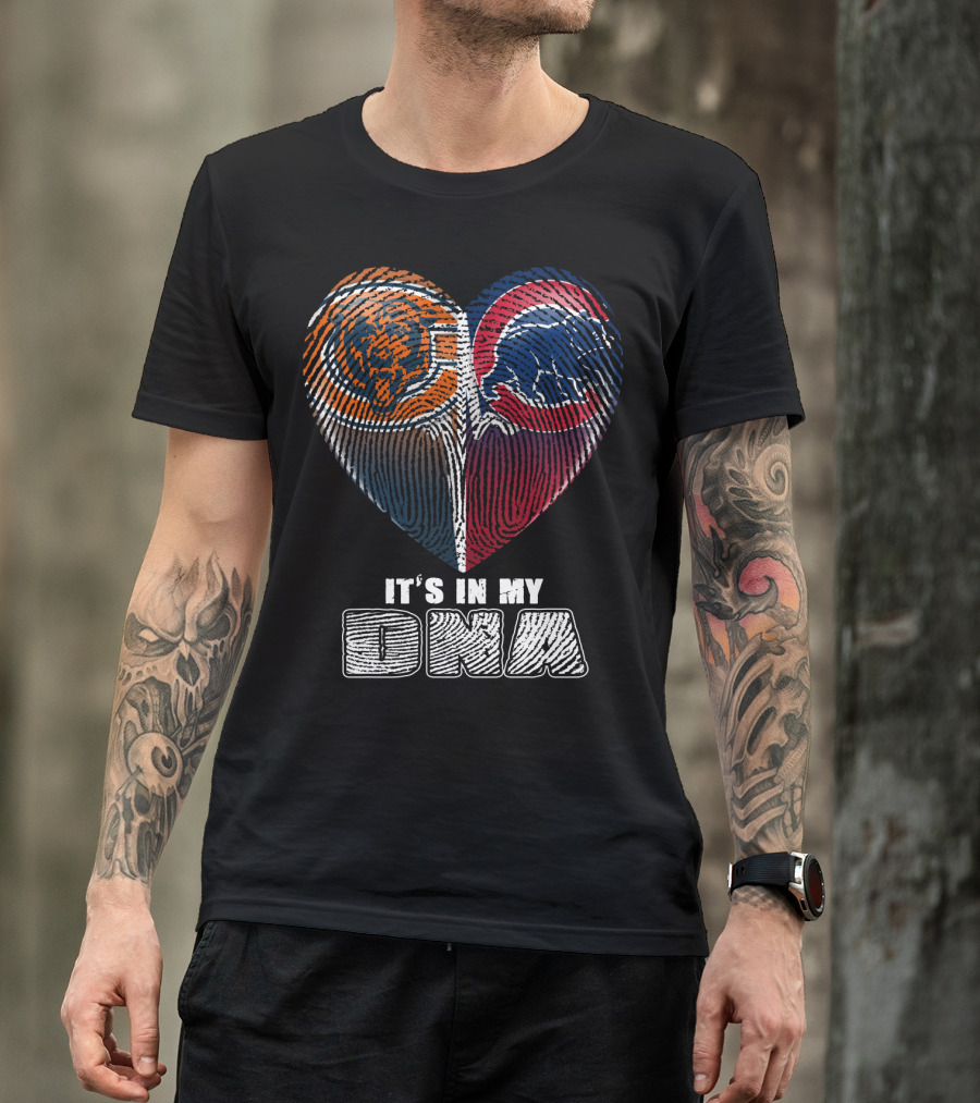 Chicago Bears And Cubs It's In My Dna T-Shirt