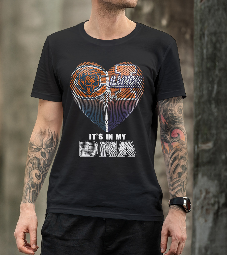 Chicago Bears Illinois It's In My Dna T-Shirt
