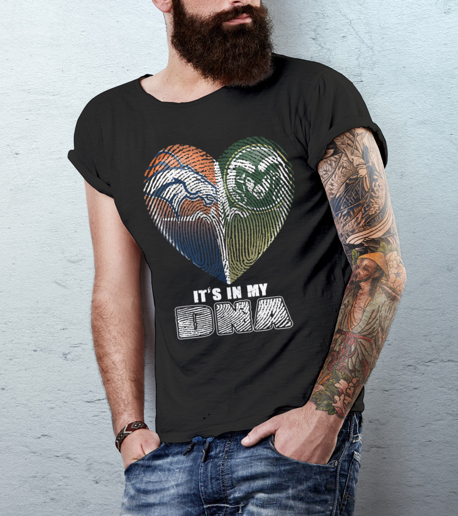 Denver Broncos Colorado State Rams It's In My Dna T-Shirt