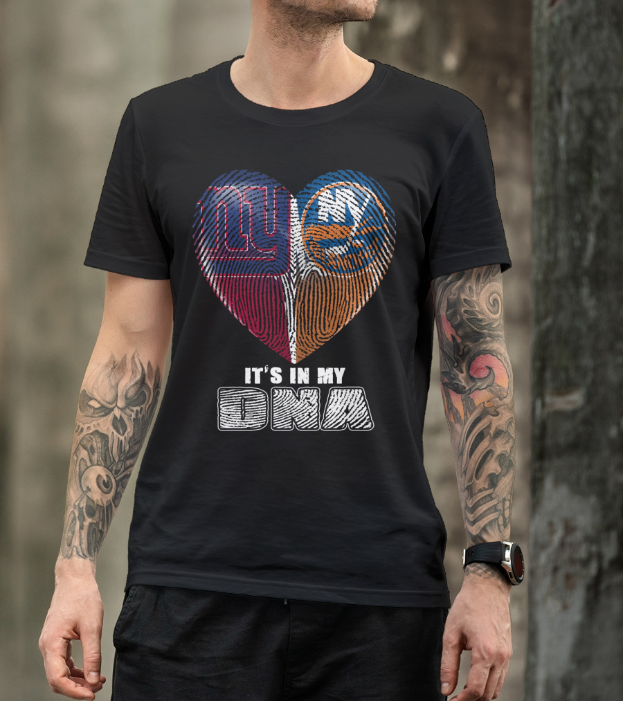 New York Giants And Islanders It's In My Dna T-Shirt