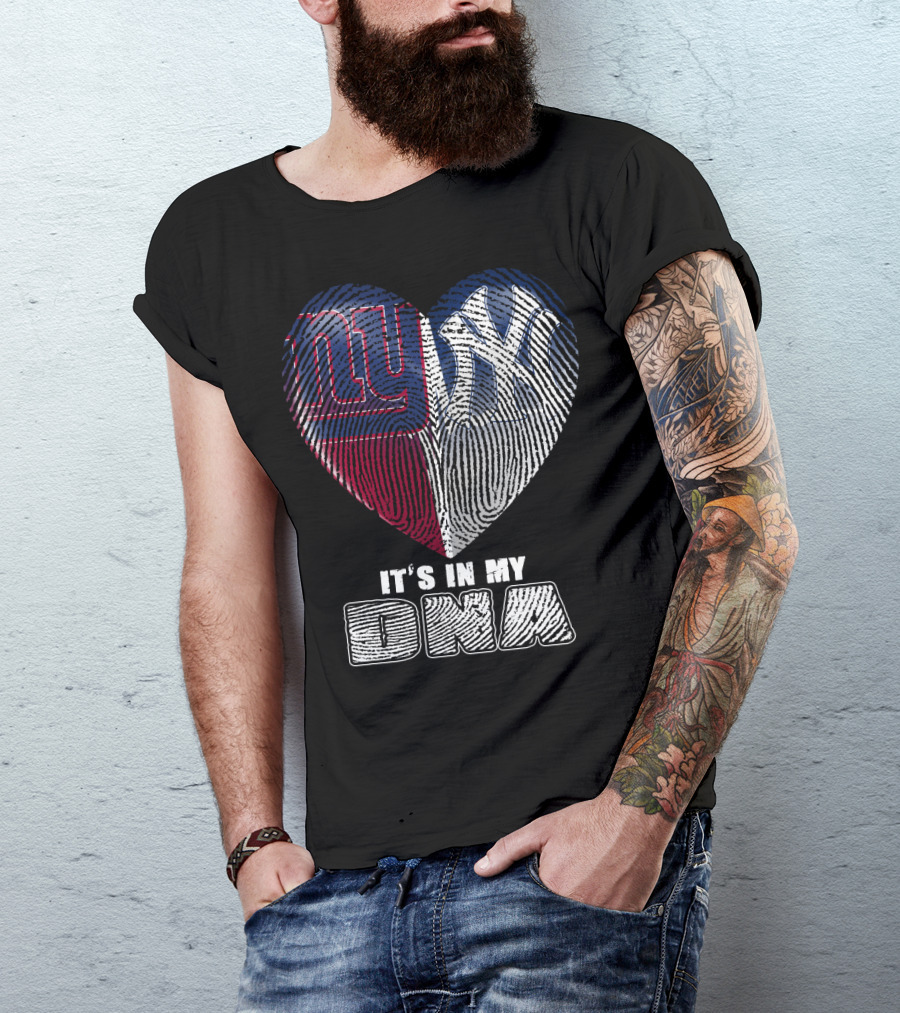 New York Giants Yankees It's In My Dna T-Shirt