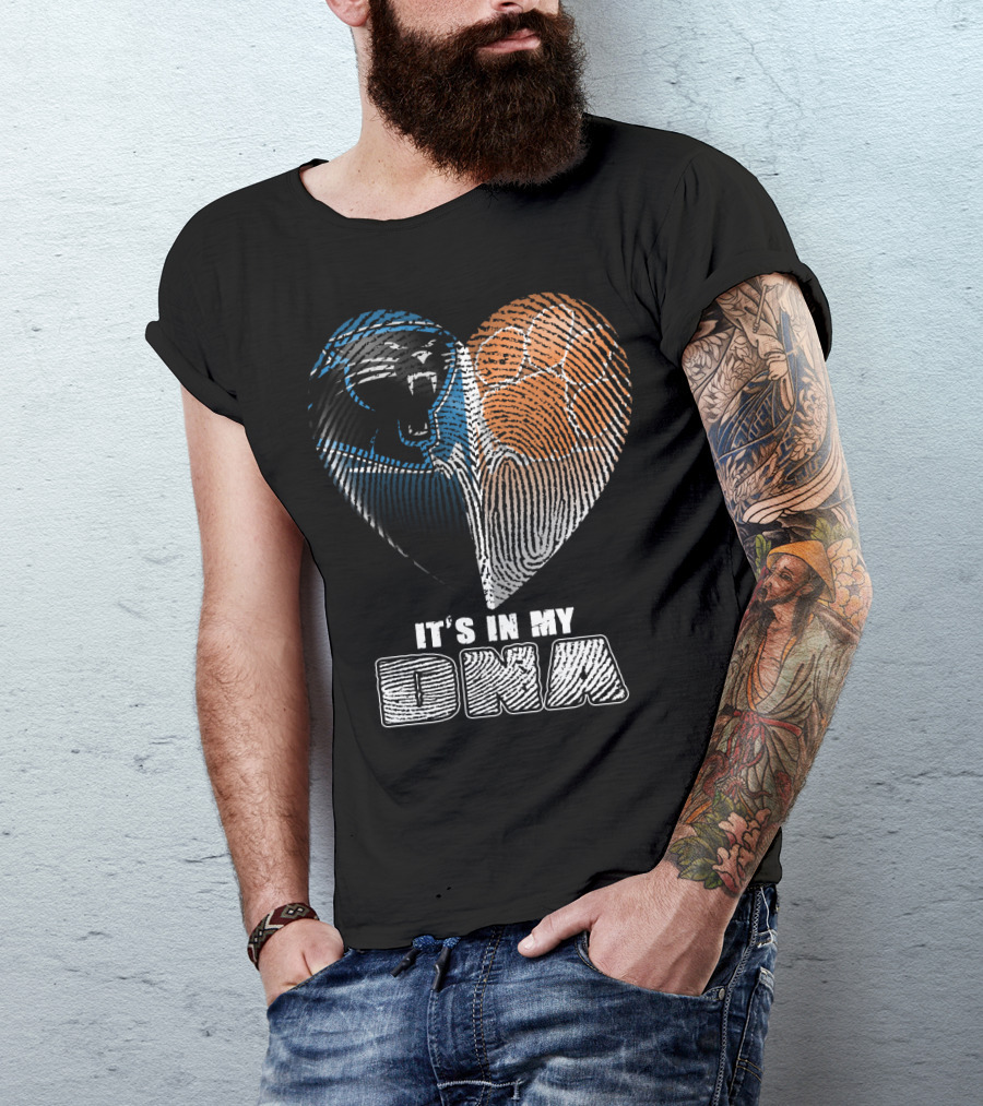 It's In My Dna Panther Paw Heart T-Shirt