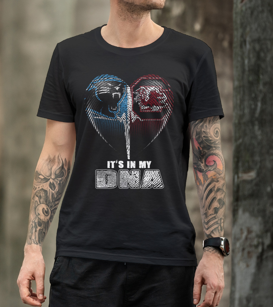 Panthers Gamecocks It's In My Dna T-Shirt