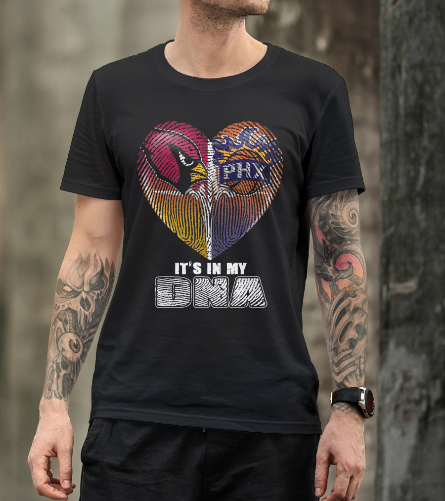 Arizona Cardinals Phoenix Suns It's In My Dna T-Shirt