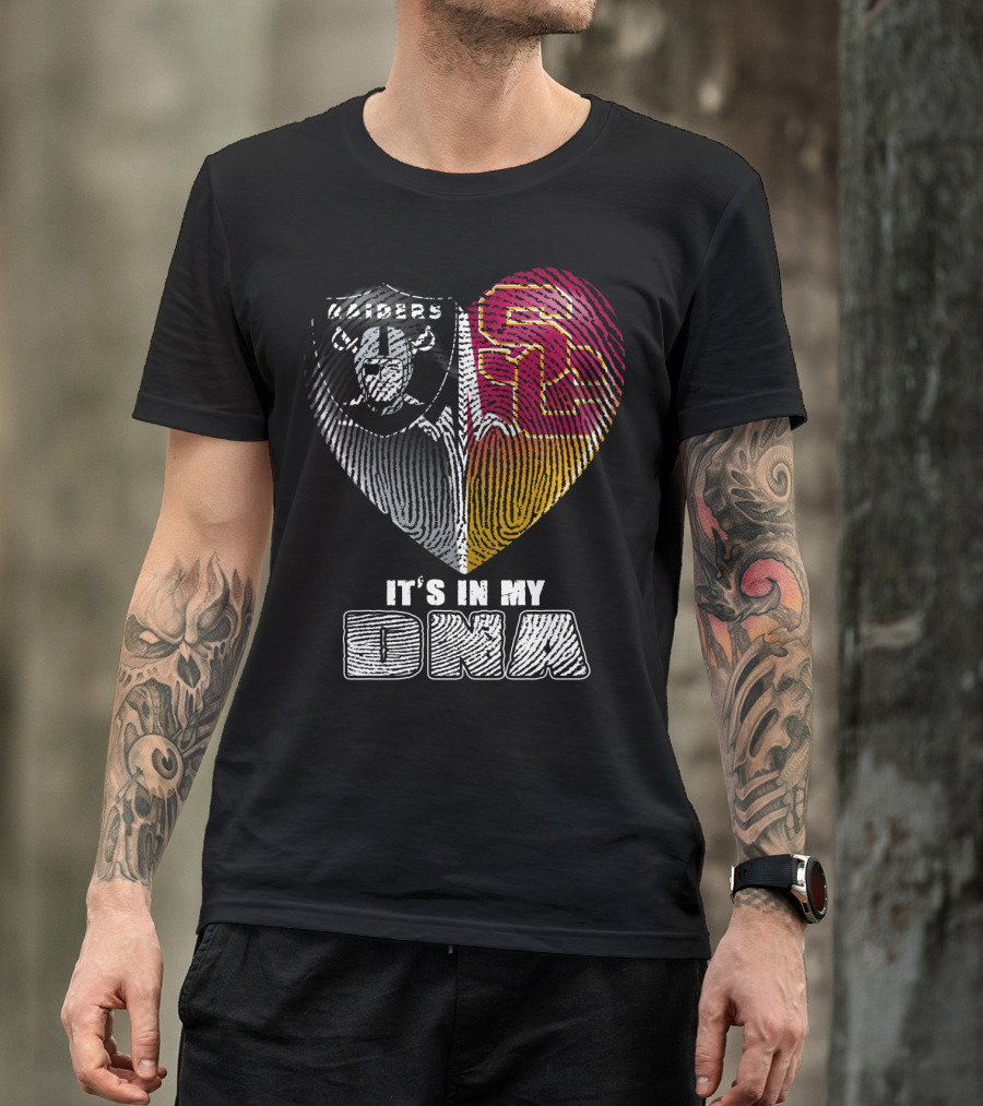 It's In My Dna Raiders Usc T-Shirt