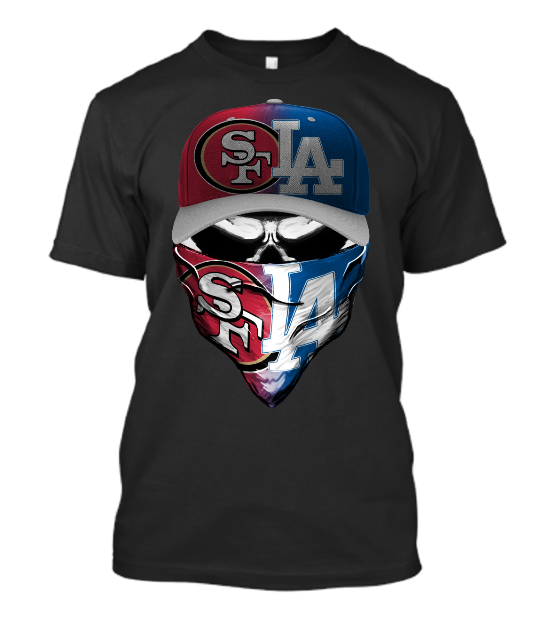 Sf La Fusion Cap And Bandana Combo T-Shirt