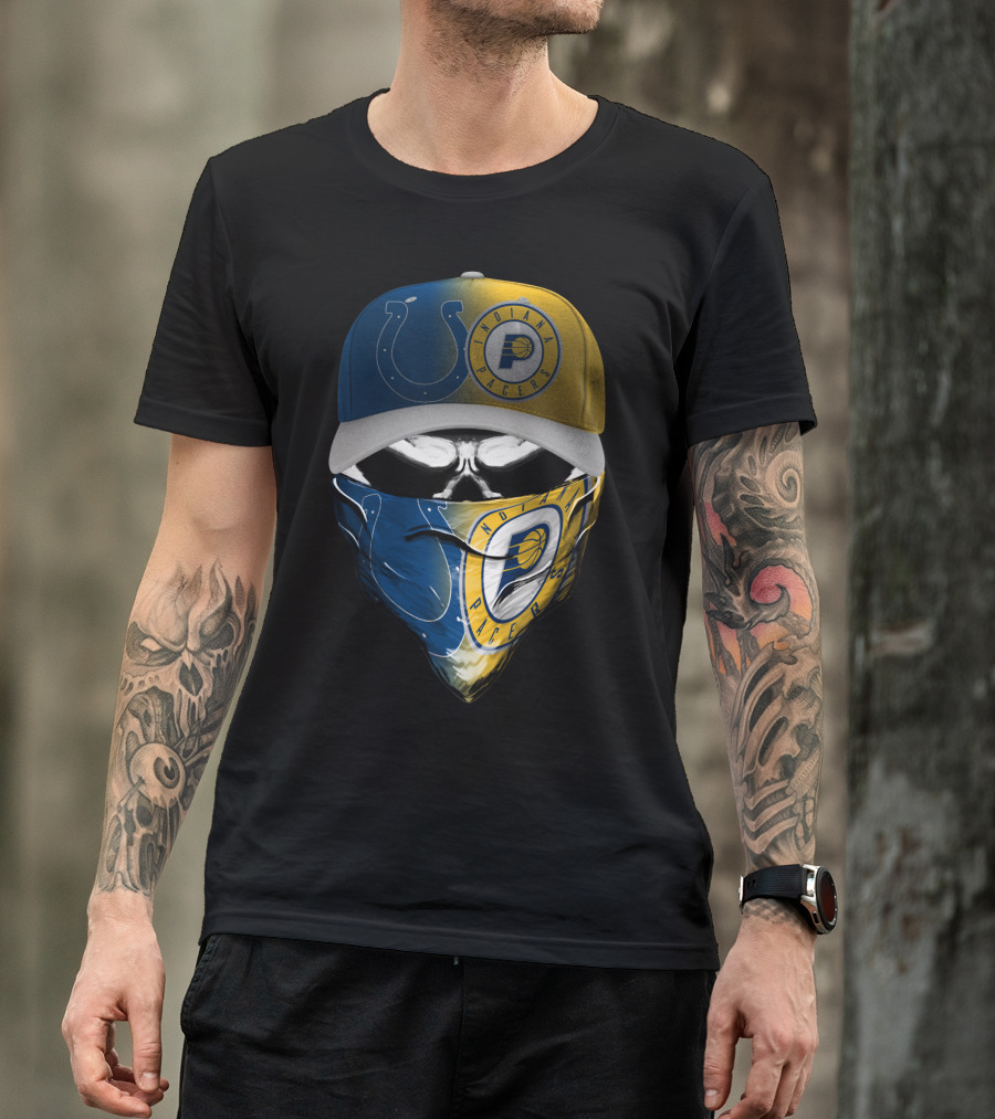 Indianapolis Colts And Indiana Pacers Dual Logo T-Shirt