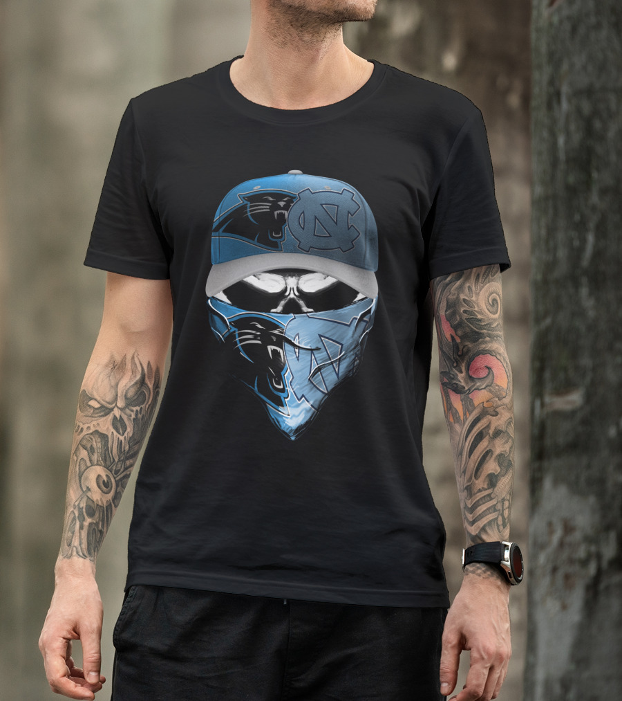 Carolina Panthers North Carolina Tar Heels Skum 087 T-Shirt