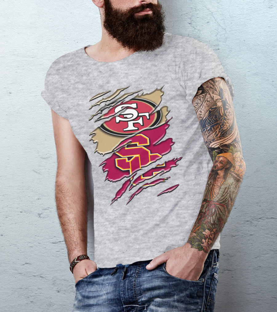49ers Usc Mashup Rah T-Shirt