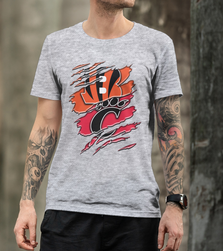 Bengals Bearcats Claw Graphic Rah 011 T-Shirt