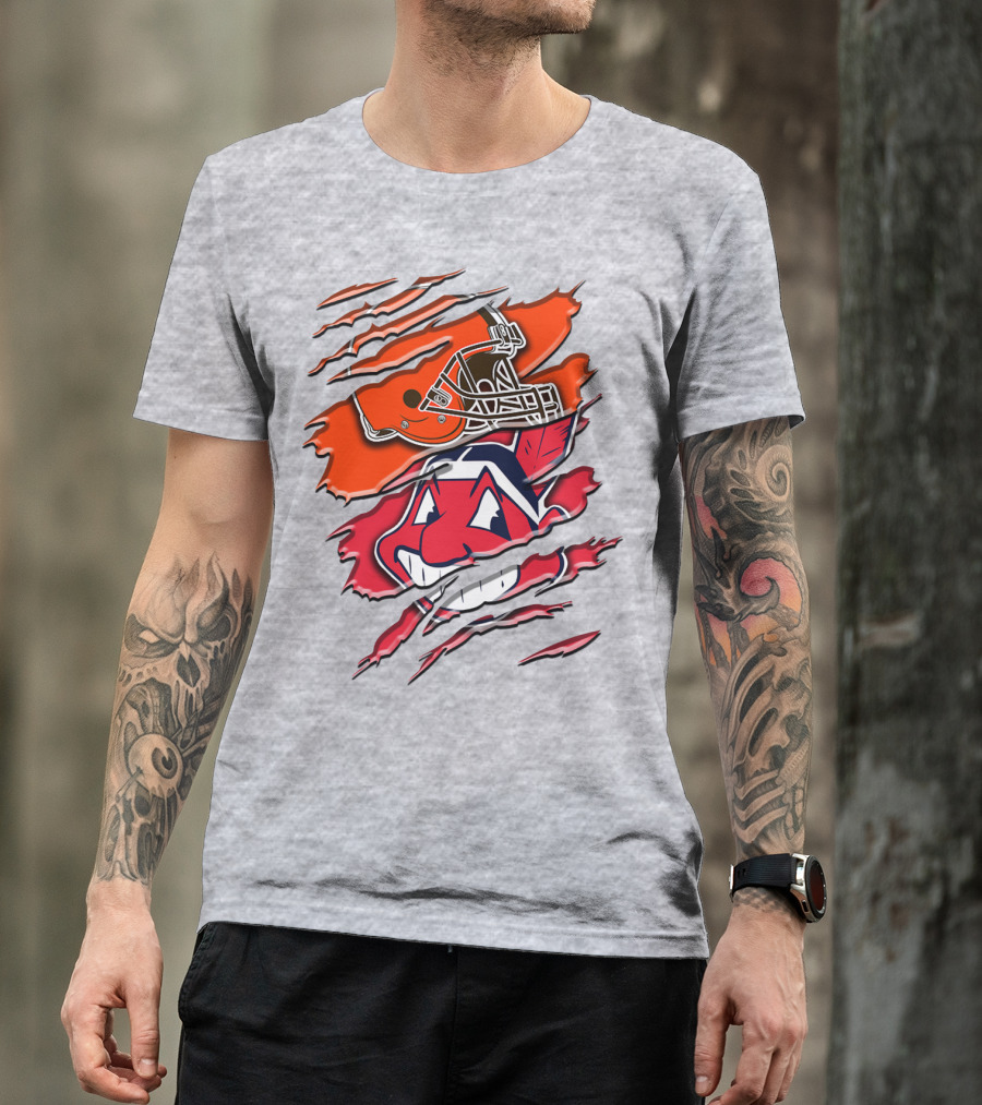 Cleveland Browns And Chief Wahoo Rah T-Shirt