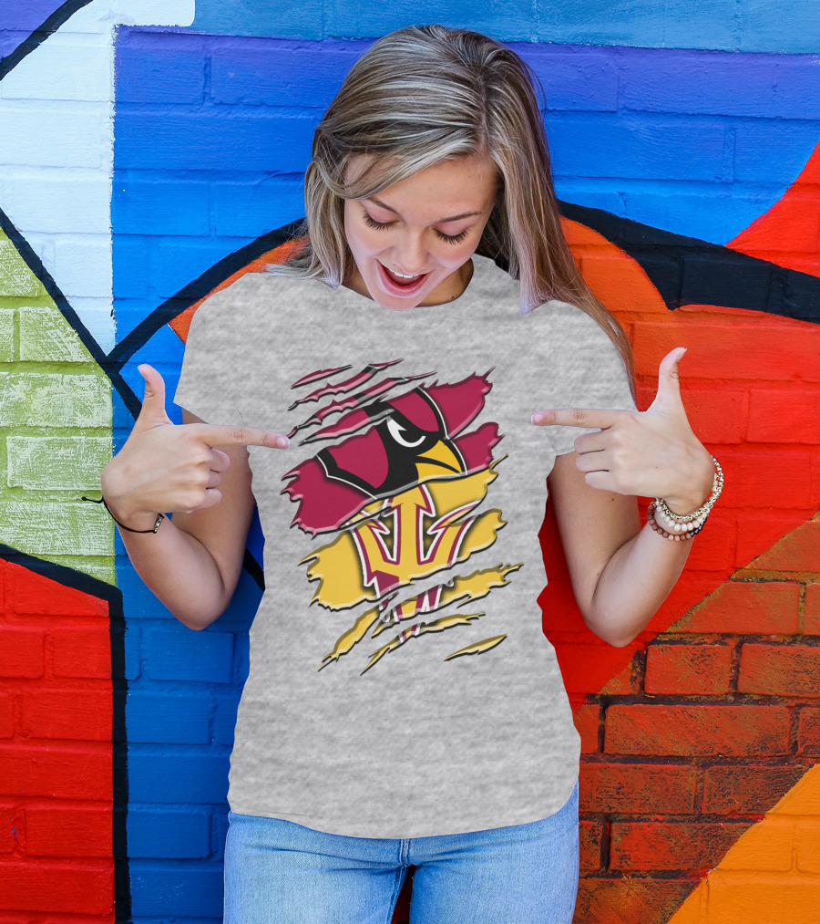 Cardinals And Sun Devils Rah 030 T-Shirt
